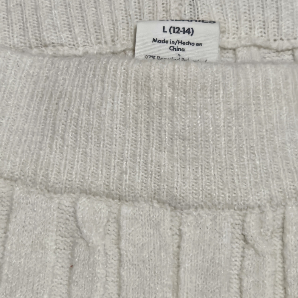 Cozy White Knit Sweater